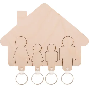 Věšák Homey Plus věšák na klíče na stěnu přírodní