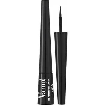 Oční linky Pupa Vamp Definition Liner 100 Black oční linky s štětečkem 2,5ml