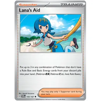 Karetní hra Pokémon TCG Lana´s Aid 155/167