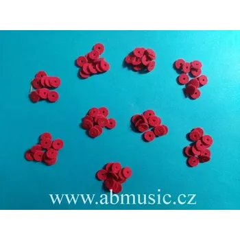 Podložka pod nábytek Červené filcové podložky pod klávesy piano 90