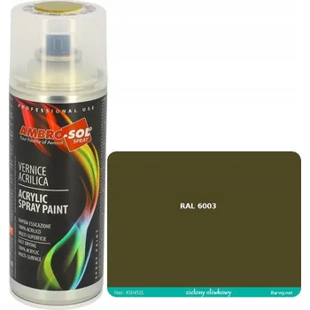 Barva ve spreji RAL 6003 AKRYLOVÝ LAK ve SPREJI olivově zelená MATNÁ MILITARY army 1233