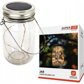 Venkovní osvětlení Solární Zahradní Lampa LED Solární sklenice, závěsná lucerna, girlanda