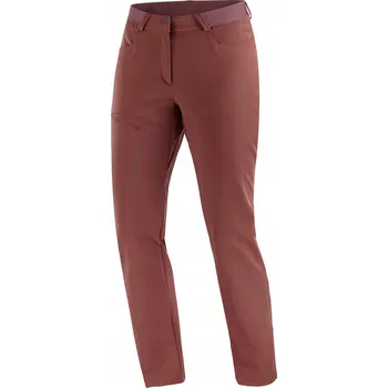 Dámské kalhoty Dámské trekové kalhoty Salomon Wayfarer Warm, barva rum raisin, velikost 38/R