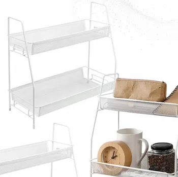 Półka Kuchenna Organizer Kuchenny Łazienkowy Stojící na koření Sklenice