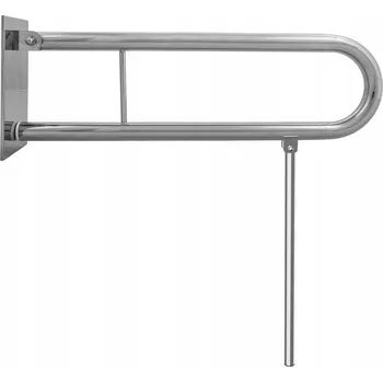 Koupelnové madlo Essente sklopné černé 60 cm, nosnost 150 kg