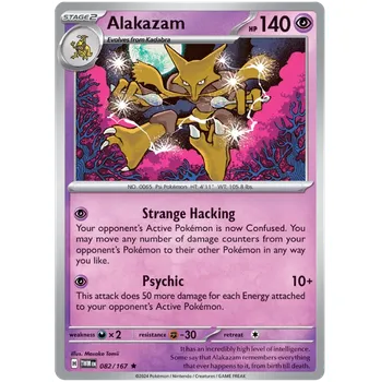 Sběratelská karetní hra Pokémon TCG Alakazam 082/167 - Holo