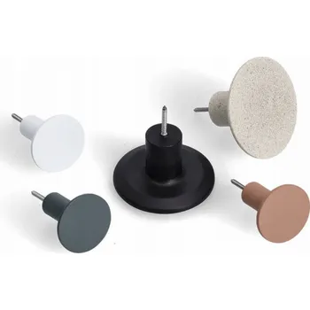 Věšák Zeller Sada nástěnných nástěnných věšáků k šroubování, 5 ks.