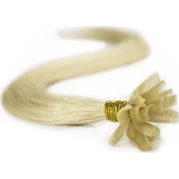 Vlasová regenerace Přírodní prameny vlasů světle blond MODERN-HAIR keratin, 25 cm