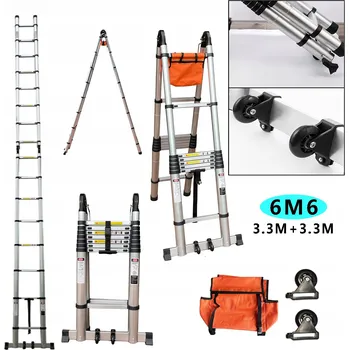 Žebřík Žebřík Hooha z hliníku 8 až 150 kg