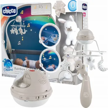 chůvička Chicco Carousel First Dreams Rainbow 3v1 béžový