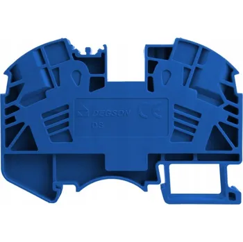 Bezpečnostní kamera Průchozí svorkovnice na DIN lištu, modrá, 16mm², 1-pólová, 5651