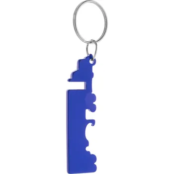Peterby přívěšek na klíče s otvírákem modrá
