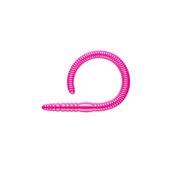 Umělá nástraha Gumová nástraha Libra Lures Flex Worm Junior 65 Hot Pink 019 (Cheese) – 15ks/bal