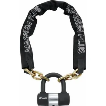Zámek na kolo Magnum Zámek na kolo MAGNUM 3040 ŘETĚZ - 8mm 85cm - 5x Klíče s kódem + VISÍCÍ ZÁMEK