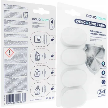 Příprava kávy Odvápňovač pro kávovary, odvápňovací tablety AquaFloow - 4 tablety