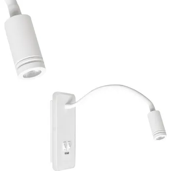 Nástěnné svítidlo Nástěnné LED svítidlo Base, 1x LED 8+2w, 4000k, w, vypínač