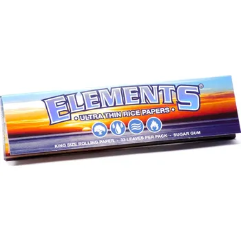 Elements Blue King Size papírky 33 ks 1 ks