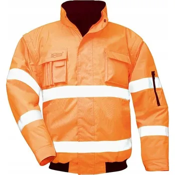 Pracovní oblečení Výstražná pracovní bunda s odepínacími rukávy XL