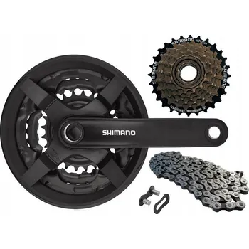 Klika na kolo Sada pohonu SHIMANO KLIKY 48z PASTORKY 7rychl. ŘETĚZ