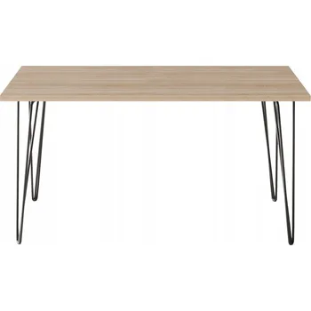 Jídelní stůl Obdélníkový stůl KOLM 138 x 80 x 75 cm, dub sonoma