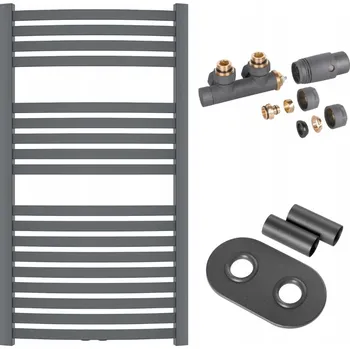 Radiátor Elektrický koupelnový radiátor Invena 446 W 540 x 1000 mm šedý