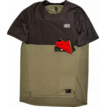 Pánské tričko 100% Pánské tričko 100% CELIUM Jersey krátký rukáv Army vel. M (NOVÉ)