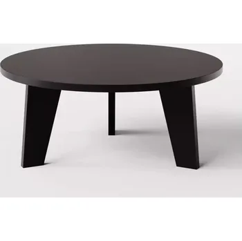 Konferenční stolek Konferenční stolek kulatý ELLA Ø90 cm Černý