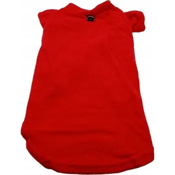 Obleček pro psa TEPLÝ FLEECOVÝ OBLEČEK PRO PSA VELIKOST 2XL ČERVENÝ S UCHYCENÍM NA VODÍTKO