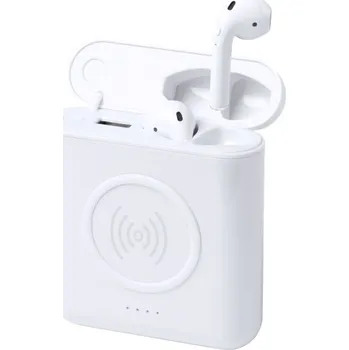 Powerbanka Reklamní Repte powerbanka sluchátka, bílá