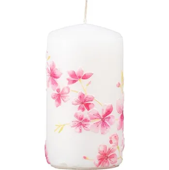 Svíčka Dekorační svíčka Třešňové květy (sakura)