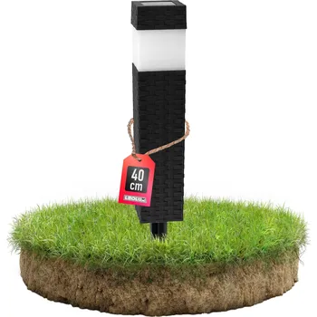 Venkovní osvětlení Solární lampa LEDLUX černá 28 cm 1 ks