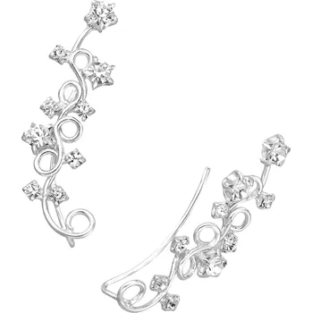 Náušnice Stříbrné náušnice BETSY White Ag 925/1000