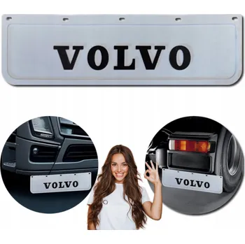 autokoberec Zástěrka blatníku VOLVO lisovaná TiR bílo-černá