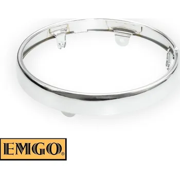 Osvětlení pro motocykl EMGO kroužek chromovaný ( lemování ) světlometu přední KAWASAKI KZ 550 80-83, KZ 650 78-83, JZ 750 76-79, KZ 750 80-83, KZ 1000 77-83, KZ 1100 81-83 (23006-0380) (EMGO kroužek chromovaný ( lemování ) světlometu přední KAWASAKI KZ 550 80-83, KZ 650 78-83,