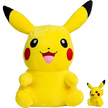 plyšák Plyšová Hračka Pikachu Pokémon látková, vícebarevná, 55 cm