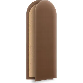 Obraz Čalouněný Panel na zeď PLOT WELUR MAGIC VELVET Hnědý 20x60