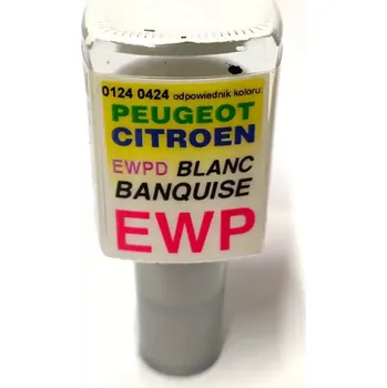 Autolak Lakovací tužka ewp blanc banquise peugeot (1993-2022) a citroën (1993-2024) ARASYSTEM 10 ml, ARAEWP