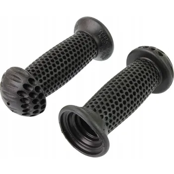 grip Sportown dětské cyklistické gripy 101 mm, černé rukojeti, měkké rukojeti