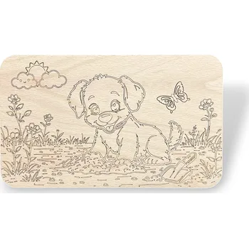 omalovánky JarisWood Dřevěné omalovánky - Pejsek