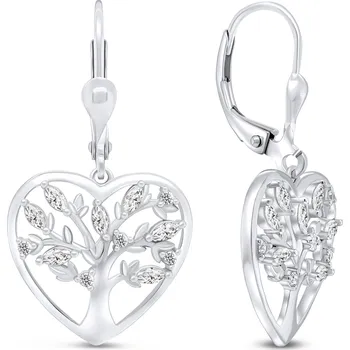 Náušnice Brilio Silver Oblíbené stříbrné náušnice Strom života EA312W + 2 měsíce na vrácení zboží