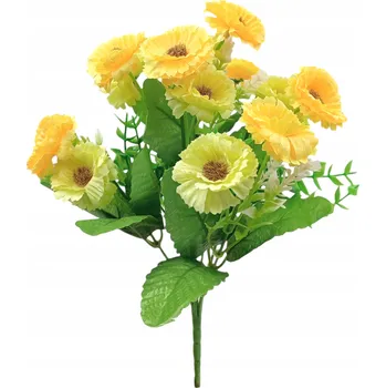 umělá květina UMĚLÁ KYTICE SEDMIKRÁSEK PRO ARANŽMÁ DEKORATIVNÍ SEDMIKRÁSKA DO VÁZY