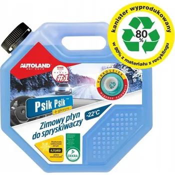 Směs do ostřikovače AUTOLAND sprej sprej- zimní kapalina do ostřikovačů -22°C s vývrtkou pro pohodlné nalévání 4,5L (AUTOLAND sprej sprej- zimní kapalina do ostřikovačů -22°C s vývrtkou pro pohodlné nalévání 4,5L)