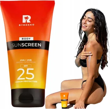 Přípravek na opalování KRÉM na opalování Byrokko Sunscreen SPF25 TROPICAL 150 Ml
