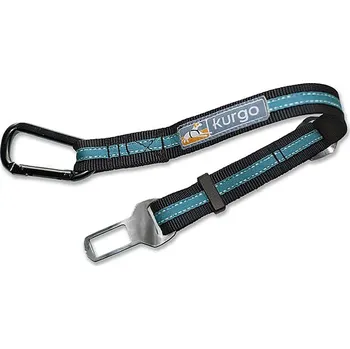 Kurgo Direct to Seatbelt Tether modrý