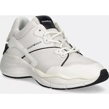 Dámská obuv Semišové tenisky Emporio Armani X3X228.XR227.R043 bílá 00X, EUR 39