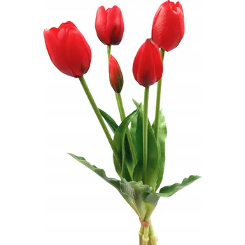 umělá květina Umělé SILIKONOVÉ tulipány velká kytice do vázy dekorace 40 cm