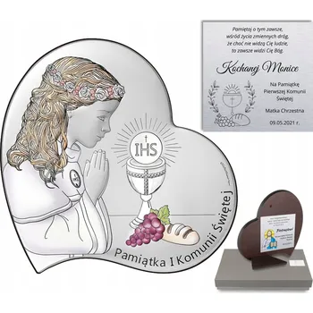 Obraz Stříbrný obrázek a Svaté Přijímání Gravírování