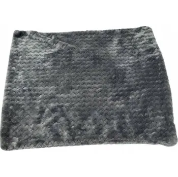 Povlak na dekorativní polštářek Povlak na polštář s reliéfním vzorem šedý stylový 45x45 cm polyester