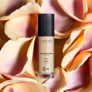 Make-up LARENS COLOUR - dekorativní kosmetika Larens Colour Liquid Foundation Matt 30ml - matující makeup Odstín: Teplý médium 02