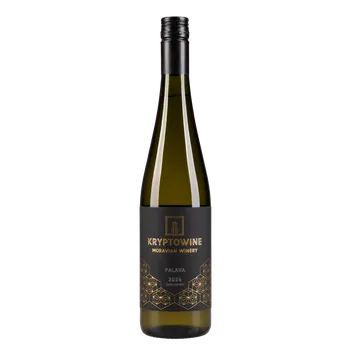 Víno Pálava 2024, moravské zemské víno, Kryptowine, Moravian winery, polosladké
